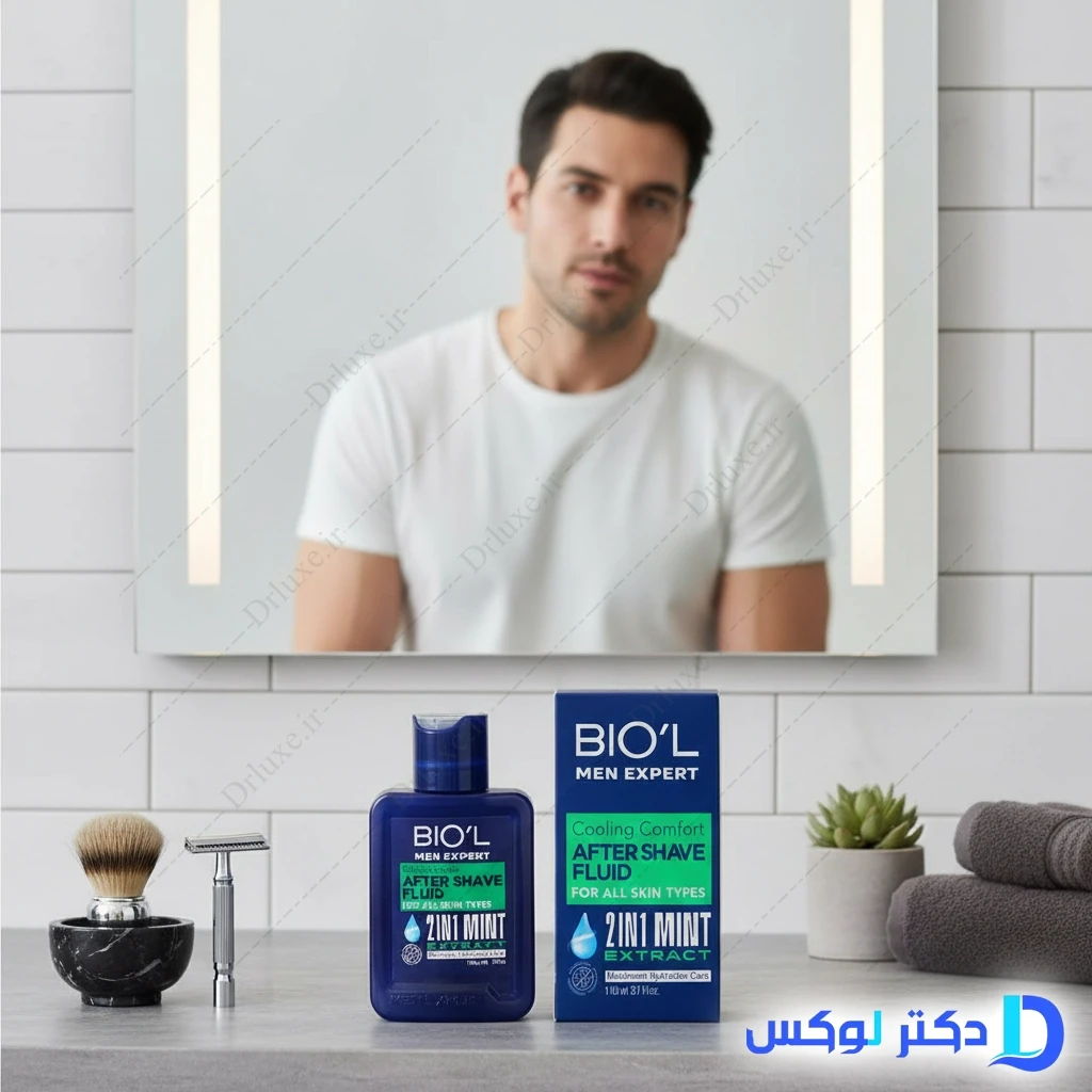 ژل خنک کننده پس از اصلاح صورت آقایان - بیول